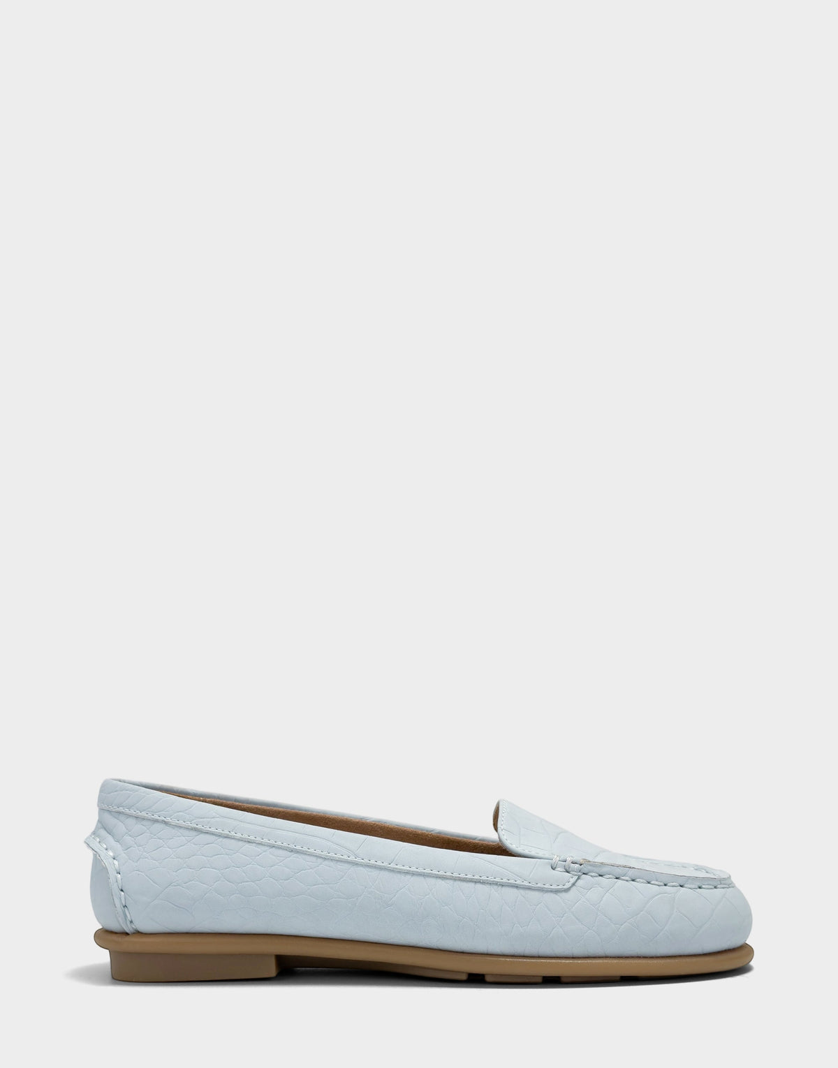 Aerosoles Casual Loafer in Pale Blue Croc