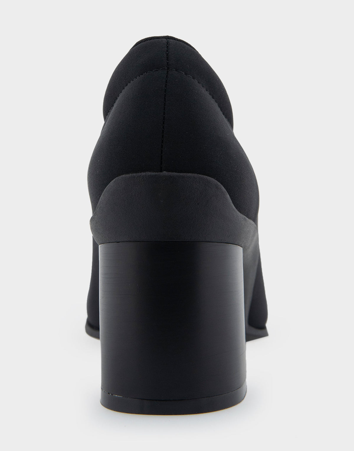 Aerosoles Mid Heel Pump in Black Stretch Fabric Stretch Fabric