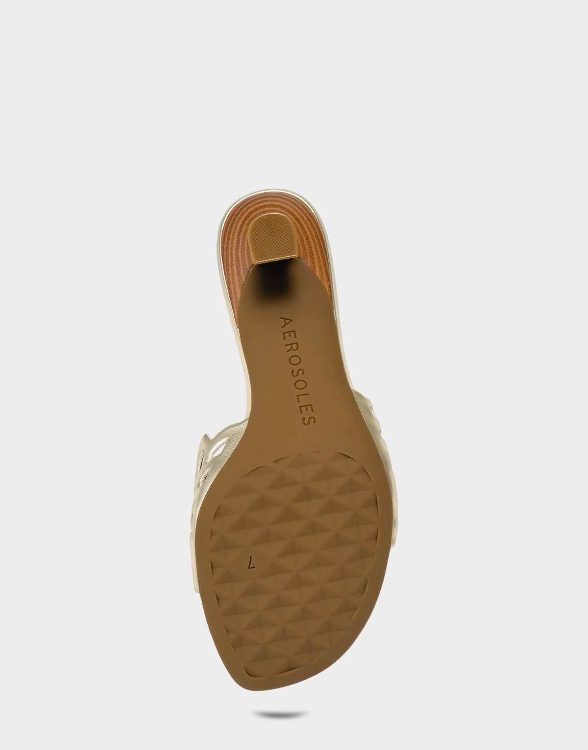 Aerosoles Heeled Sandal in Metallic Metallic