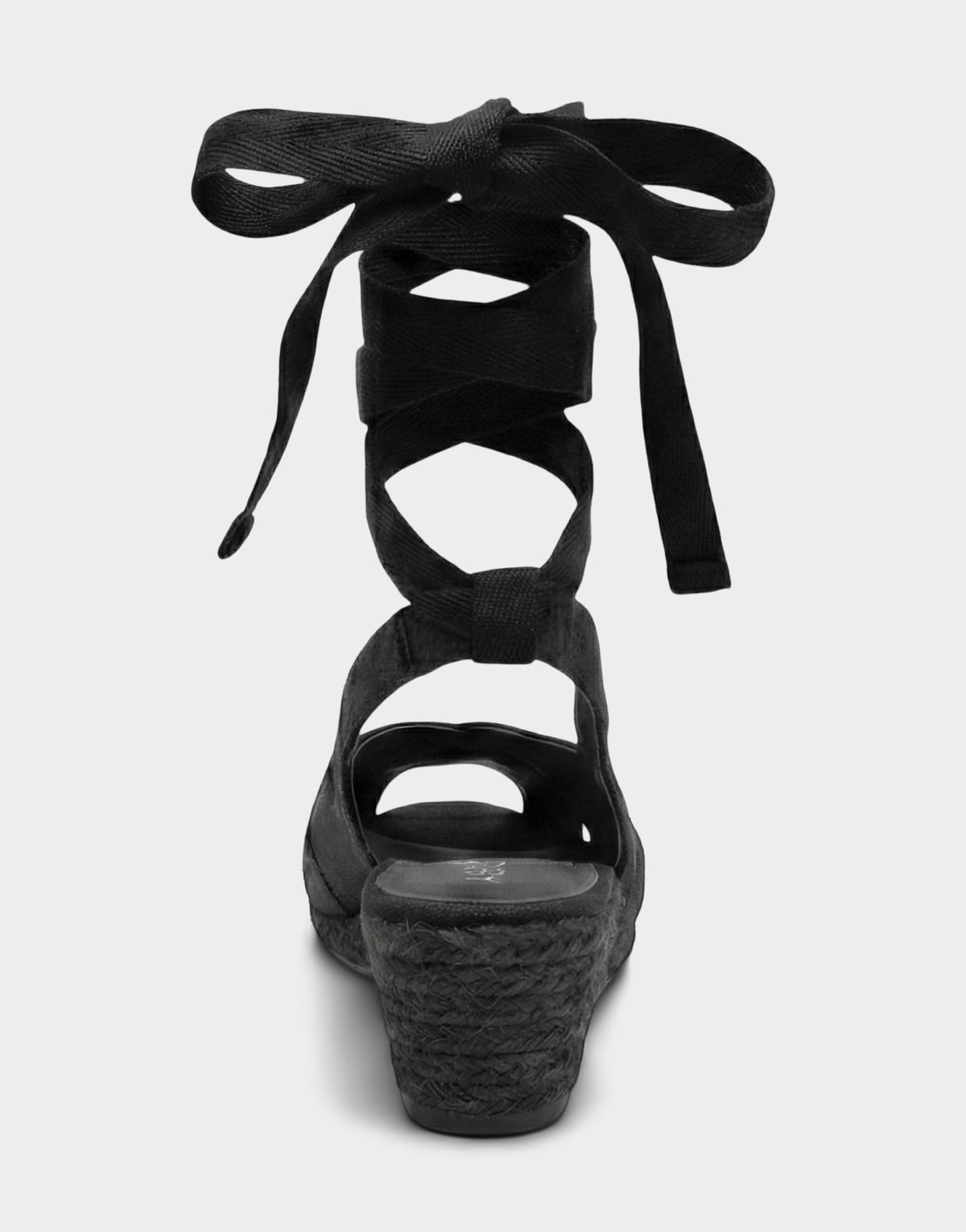 Aerosoles Lace Up Espadrille Wedge in Black