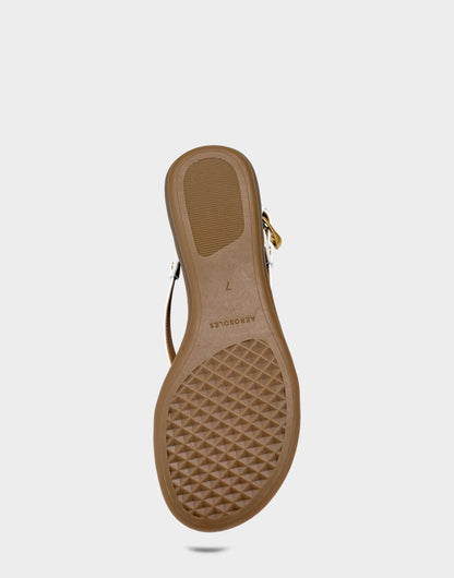Aerosoles Flat Sandal in White