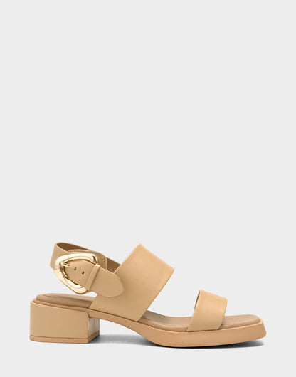 Aerosoles Heeled Sandal in Beige
