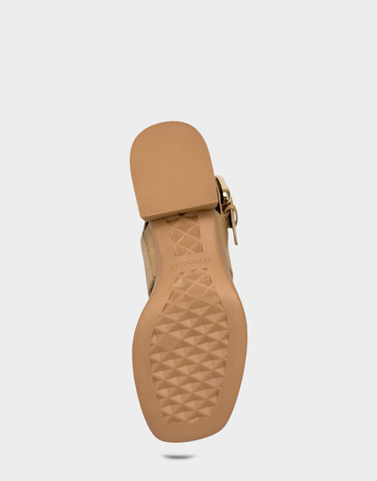 Aerosoles Heeled Sandal in Beige
