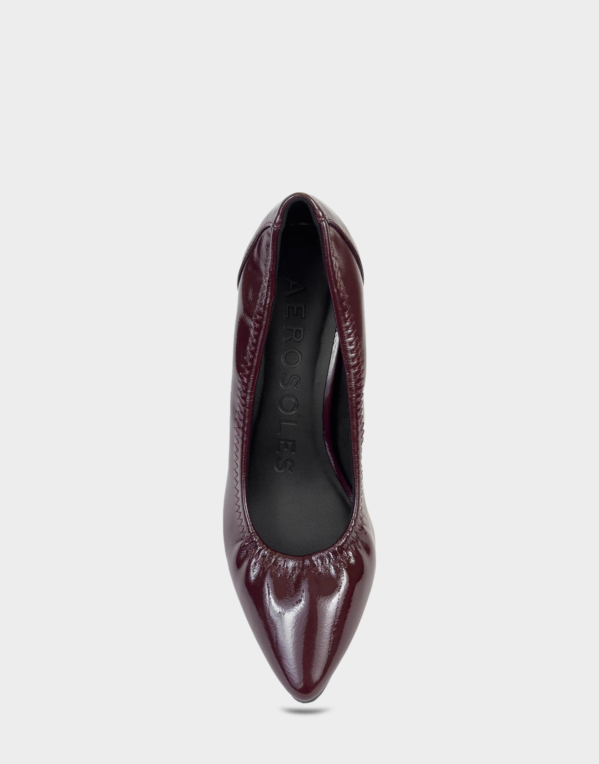 Aerosoles Pump In Burgundy Patent