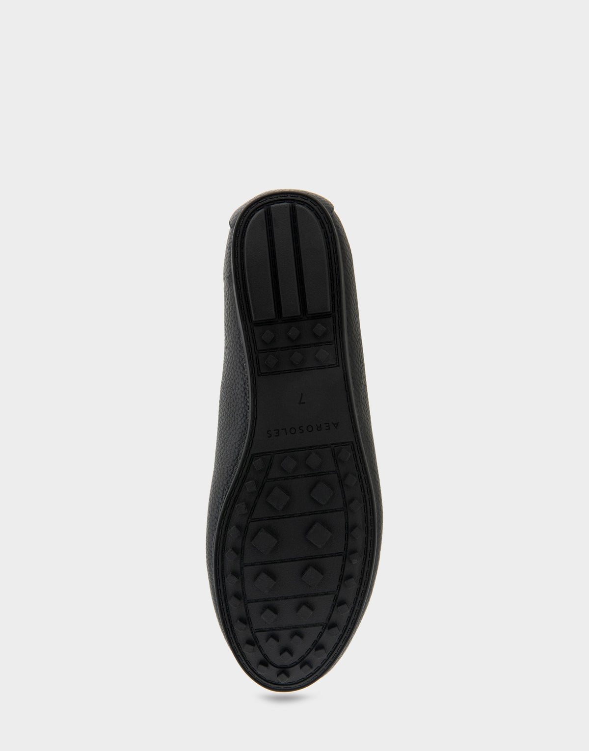 Aerosoles Horsebit Driver Moc in Black Pebbled