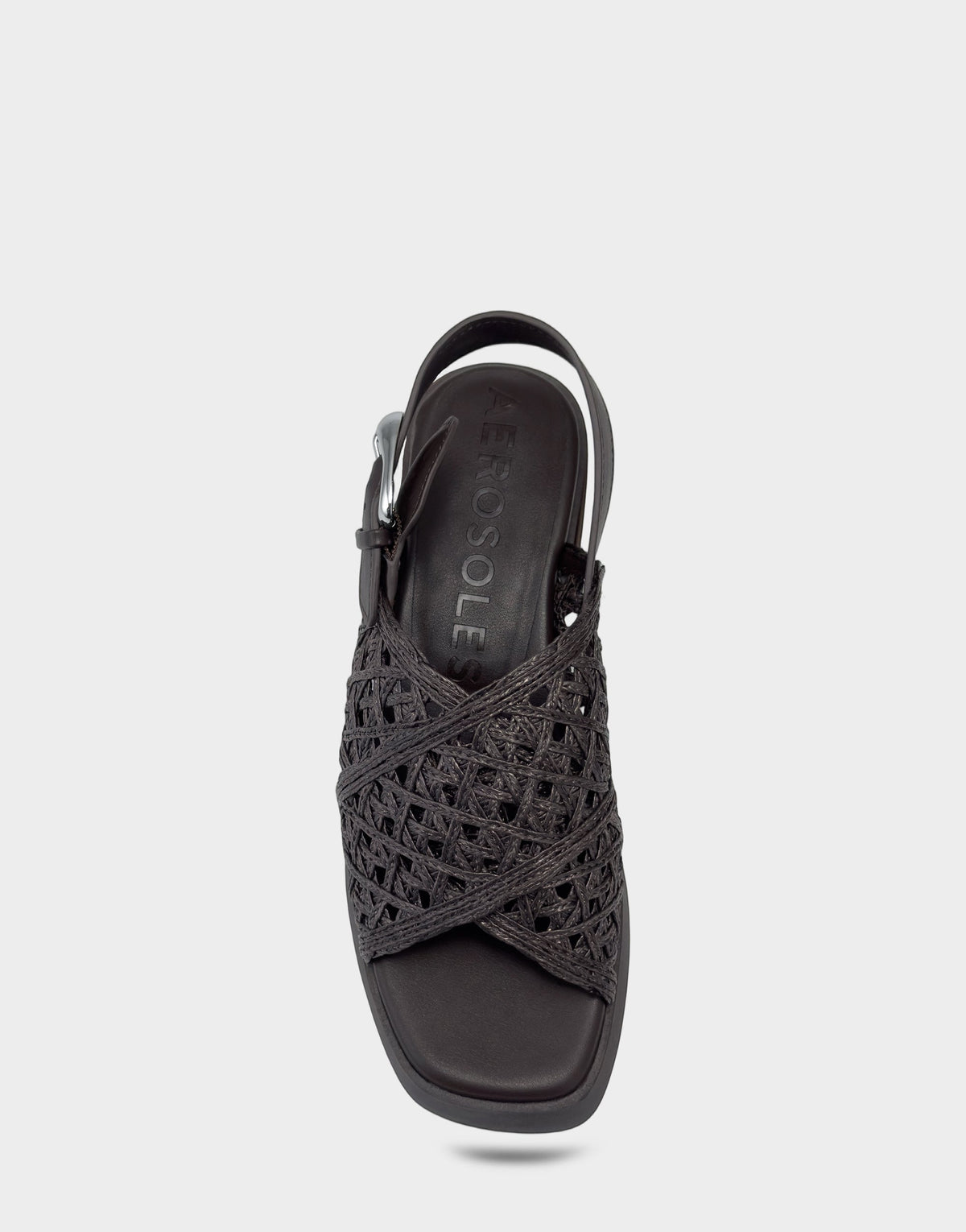 Aerosoles Heeled Sandal in Dark Brown