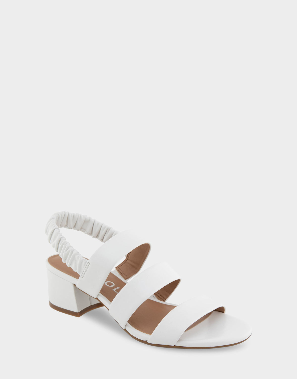 Aerosoles Slingback Sandals in White Leather